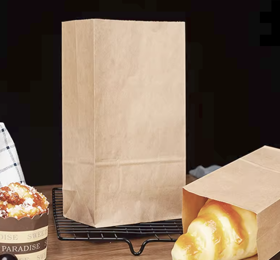 Wholesale Recyclable Oilproof Food Paper Bags with Customized Logos Accepting