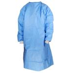 Knitted Cuff Non Sterile Disposable Surgical Gown With Ties