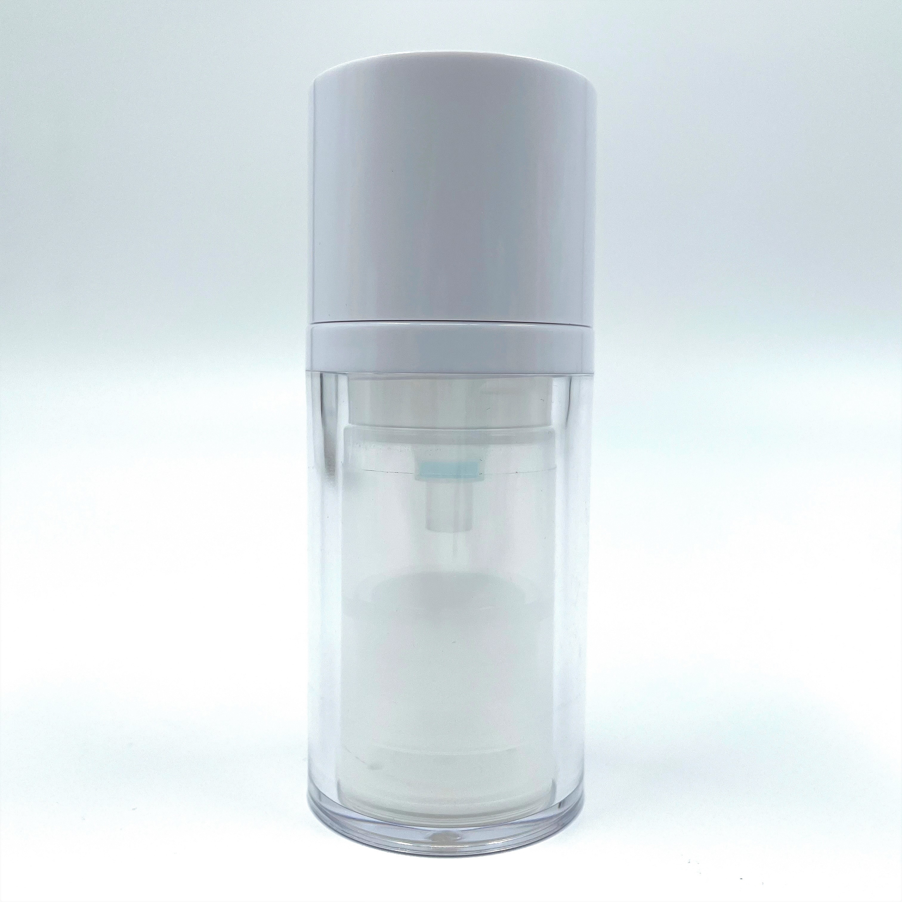 15ml 50ml Transparent Cream Oil Airless Pump Bottle