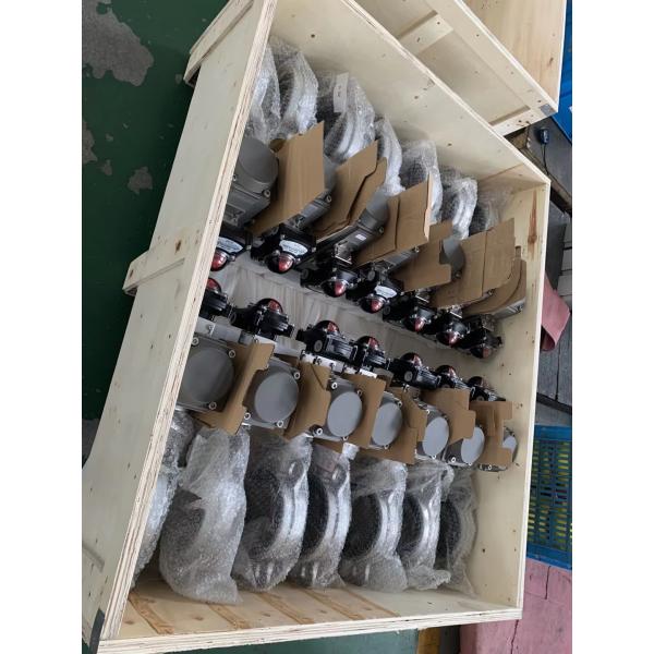 Butterfly Valve AT32 Stainless Steel Pneumatic Actuator Rack And Pinion