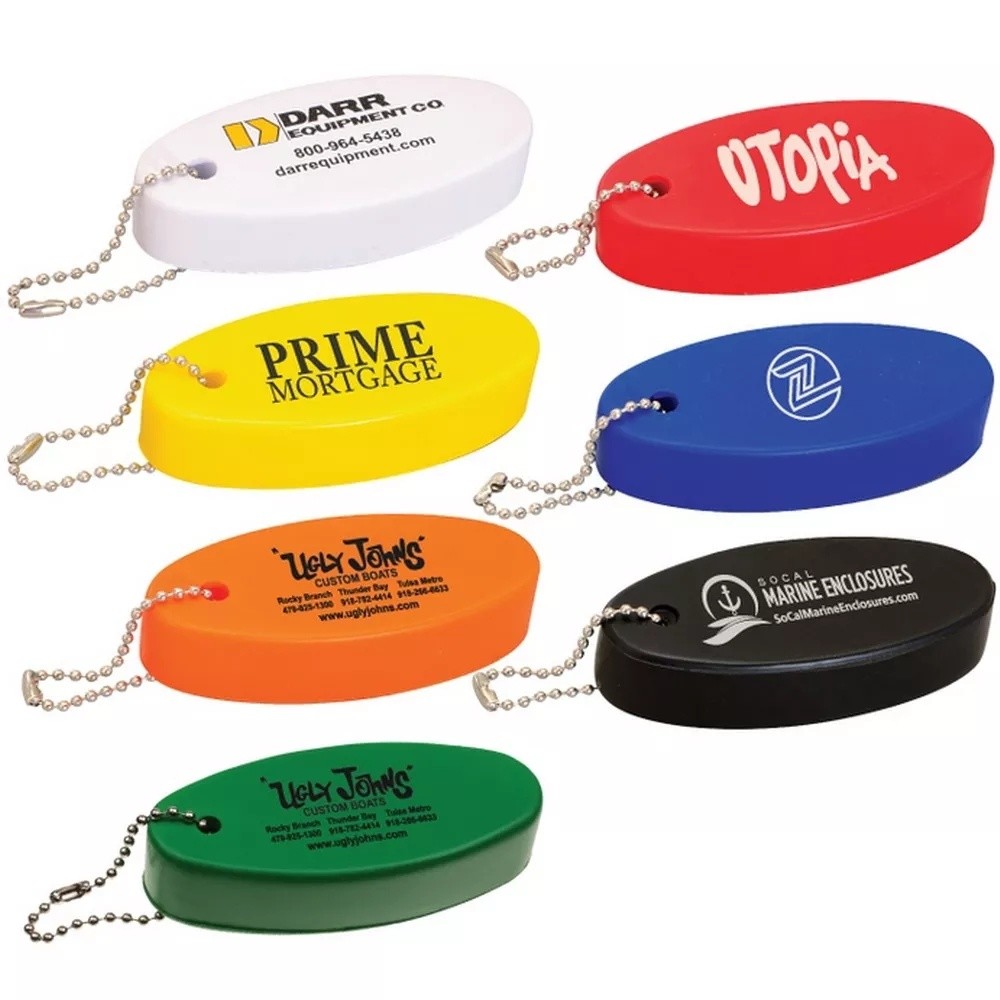 Sports Floating Rugby Ball Keychain Badge Boat Rubber NBR PU Foam Custom