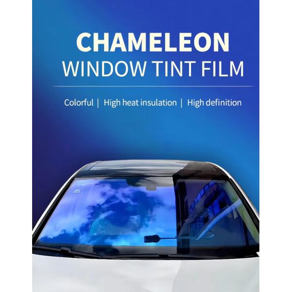 Chameleon Window Tint Film Nano Color Changing Windshield Protection Car Solar Window Film