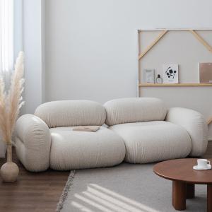 China Single Modern Living Room Sectionals Sofas Teddy Fleece Material wholesale