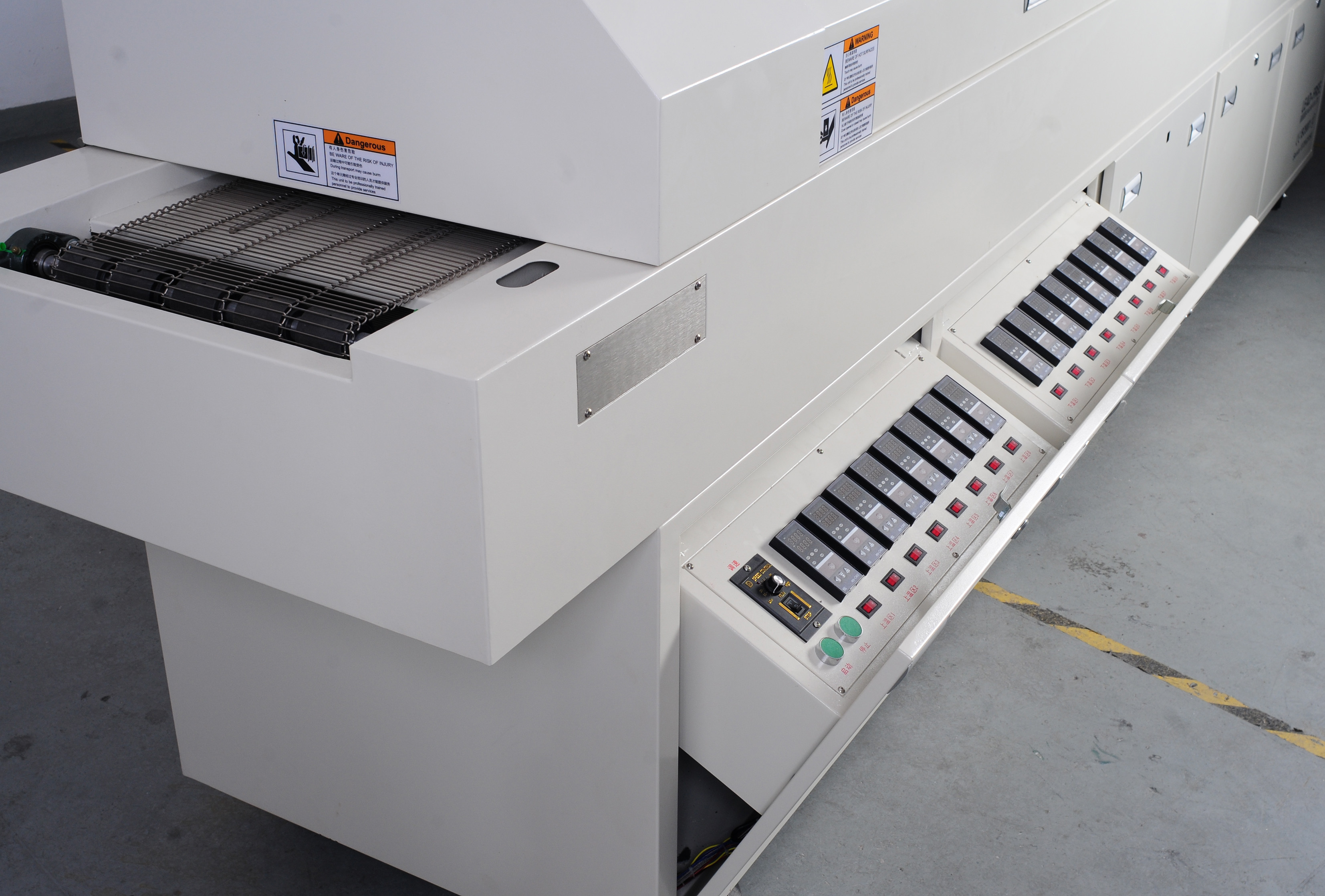 CE SMT Line Machine Lead Free Hot Air Reflow Oven Morel F12 Original New Condition