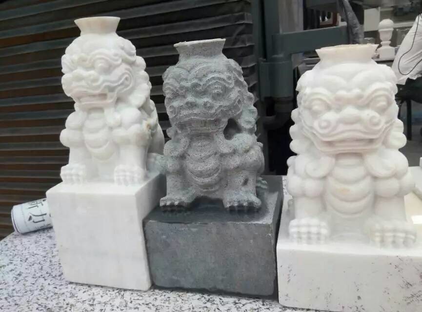Stone Lion Three Dimensional Stone Carving Machine Four Axis