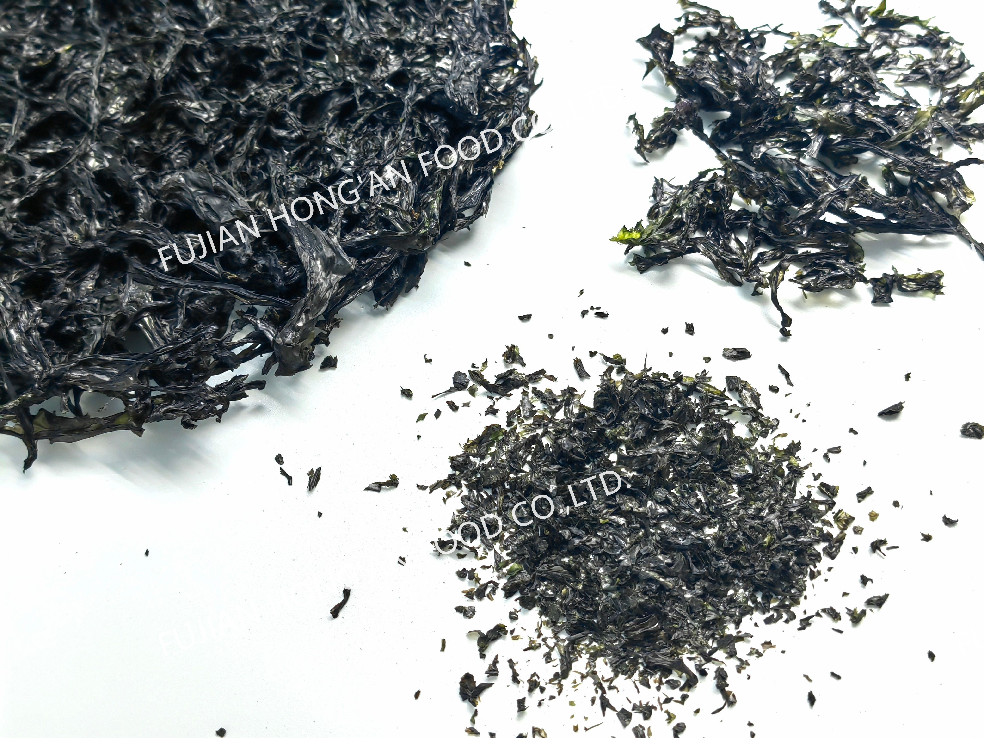 Can Be Eaten Cooked Purple Laver / Porphyra Nutritional Value Thin And Crispy Texture