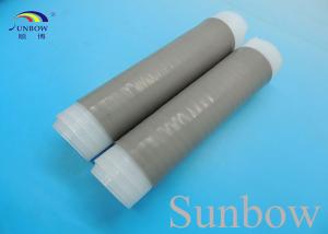 China Silicone Cold Shrink Tubing shrinking cap , Cable Accessories Grey wholesale