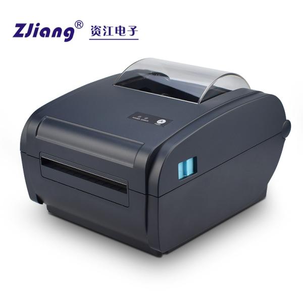 Zjiang 110mm Gray Mobile Barcode 4 Inch Label Printer Wireless Label Maker