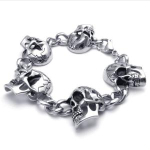 China High Quality Tagor Stainless Steel Jewelry Fashion Men's Casting Bracelet PXB070 wholesale