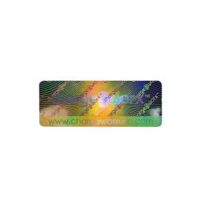 China Polarized Hot Stamping Label Laser Hot Stamp Stickers Trademark wholesale