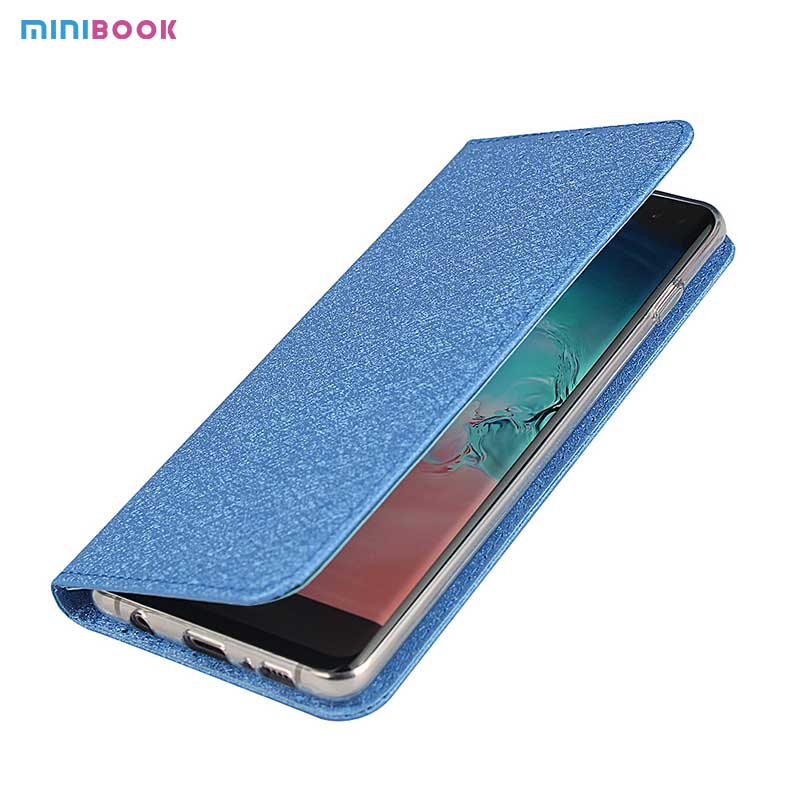Minibook PU Leather Phone Case For Samsung Galaxy S9 Plus S8plus Low MOQ Lanyard Strap