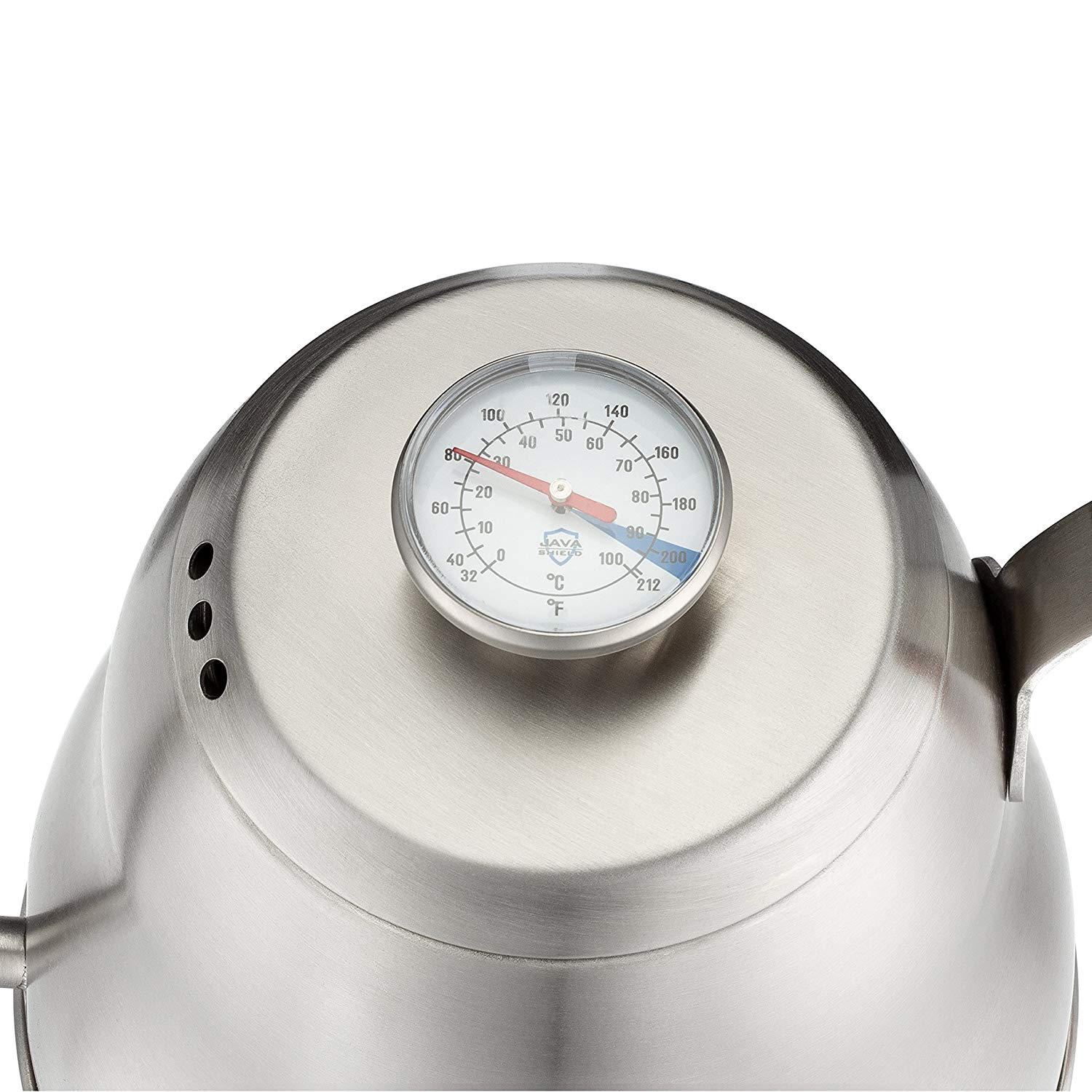 1.2L 40oz Pour Over Kettle With Thermometer Silver Color Customized Logo