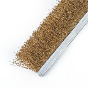 China Conductive Decontamination Rust Removal Copper Wire Strip Brush wholesale