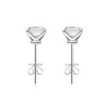 Asscher Shape Classic Design 18k Lab Grown Diamond Earrings Jewelry Durable
