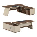 Boss L-shaped Luxury Office Furniture Set for Tech Modern Home Administrative
