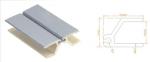 PVC Skirting Wrapped Waterproof Cladding MDF Skirting Board For Office Building