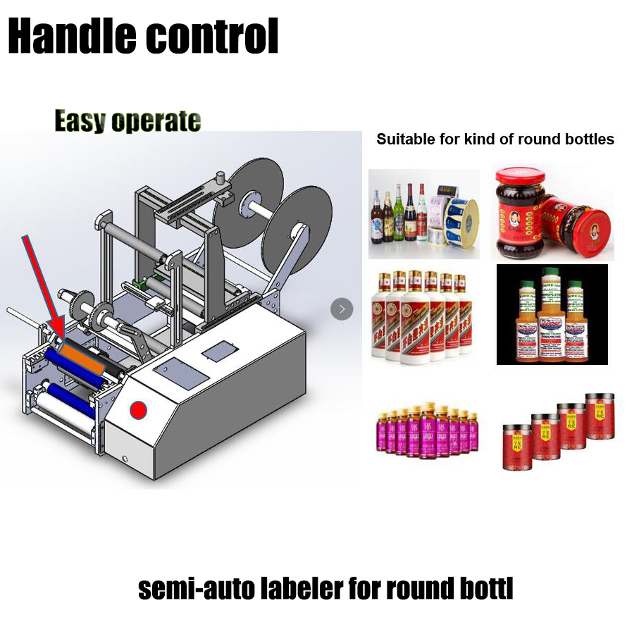 Video Outgoing-Inspection 20-100 Machinery Capacity Easy Labeler Label Applicator Machine