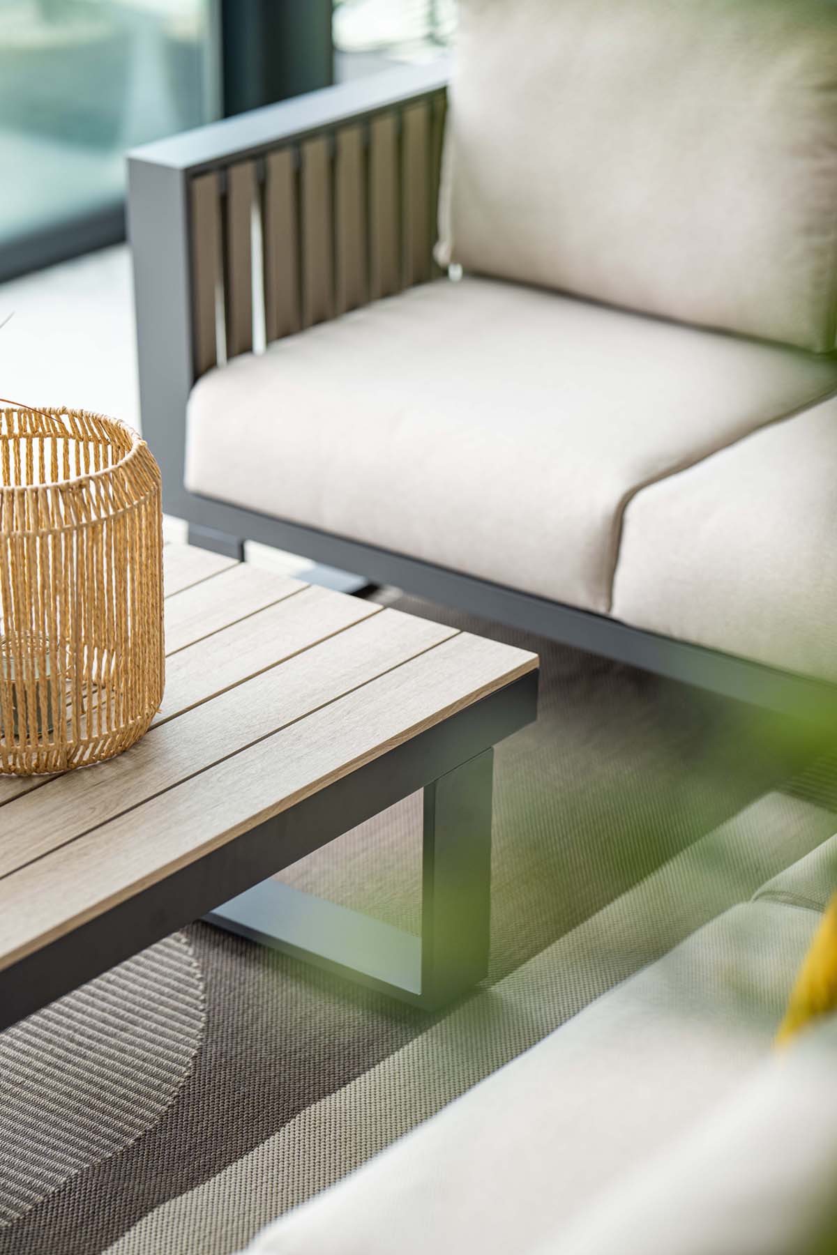 Stylish and Durable AJUNION All Weather Cushions Garden Furniture Set for Your Patio
