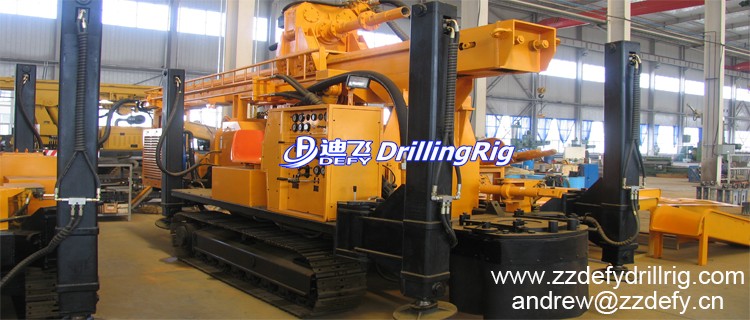 260m Multi-purpose Down-to-hole Drilling Rig DFL-200S with DTH Bit and DTH Hammer for Hard Rock