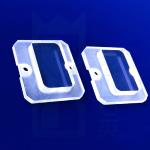 Opaque Wafer Fused Quartz Plate With Hole High Density 100mm