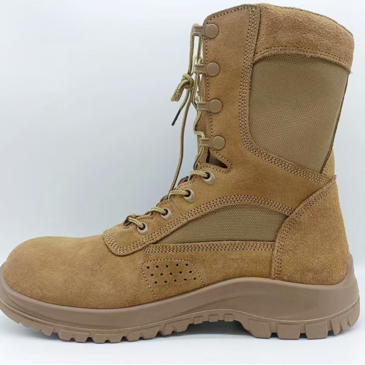 Outdoor Desert Tactical Boots High Top Suede Hiking and Mountaineering Shoes