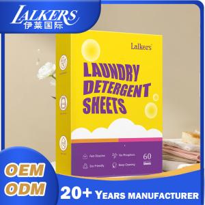 China Ultra Concentrated Laundry Cleaning Sheets Hypoallergenic For Sensitive Skin wholesale