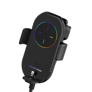China car phone stand Infrared Induction Wireless Charger Automatic Clamping 10W 9V 1.2A wholesale