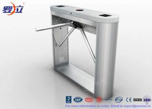 China 304 Stainless Steel Pedestrian Turnstile Gate Solution For Fingerprint Reader / Face Reader wholesale