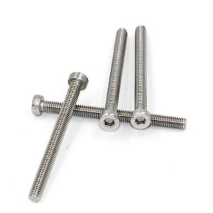 China Stainless Steel Thin Cylindrical Head Hexagon Socket Cap Screws DIN Standard wholesale