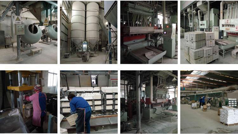 High Refractoriness Alumina Lining Brick for Ceramic Ball Mill Grinding 1770°-2000°