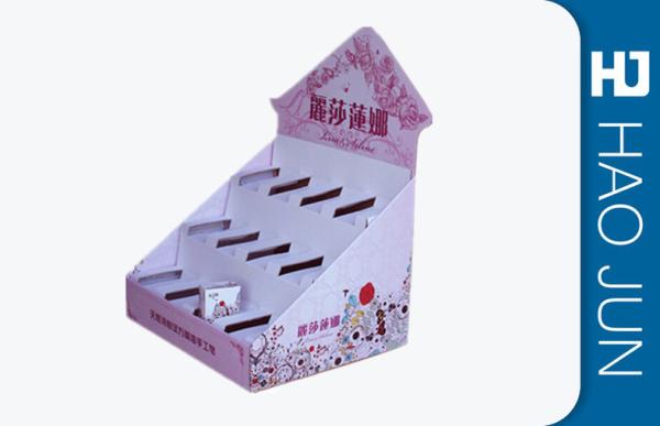 Recyclable Paperpop Display Boxes Stand For Perfumes , Varnishing / Glossy