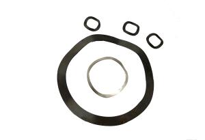 China Black E - Coating Metal Ring Gasket Curve Shape For Car Shock Absorber wholesale