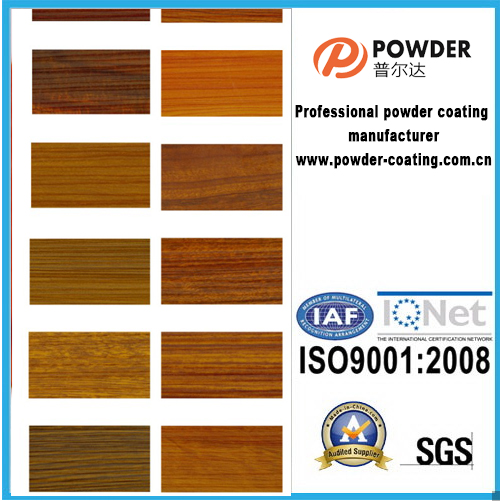 Wood color heat transfer powder coatings manufacturer