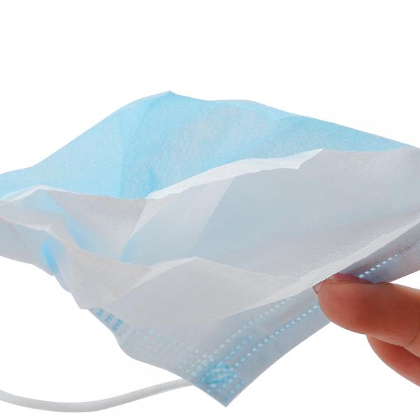 OEM Tattoo Accessories Disposable Earloop Face Mask Thick Three Ply Non - Woven Cloth