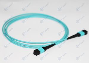 China OM3 MPO MTP Patch Cord RoHS Certified For Fiber Optic Telecommunication wholesale