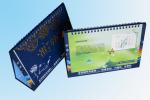 CMYK Personalised New Year Promotional Desk Calendars 24×18cm SGS