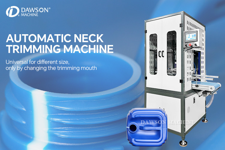 Automatic Plastic 5L 10L 20L Jerrycan Drum Bottle Mouth Neck and Trimming Machine Bottle Mouth Grinding Machine