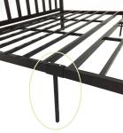 Powder Coating Design Furniture Metal Bed , Rod Iron Single Bed Ultimate