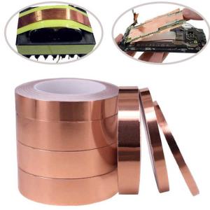 China Double Sided Conductive High Adhesion Copper Shielding Tape wholesale