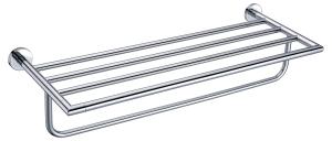 China Bith Double Rods Bathroom Hardware Sets , Stainless Steel Bathroom Fittings wholesale