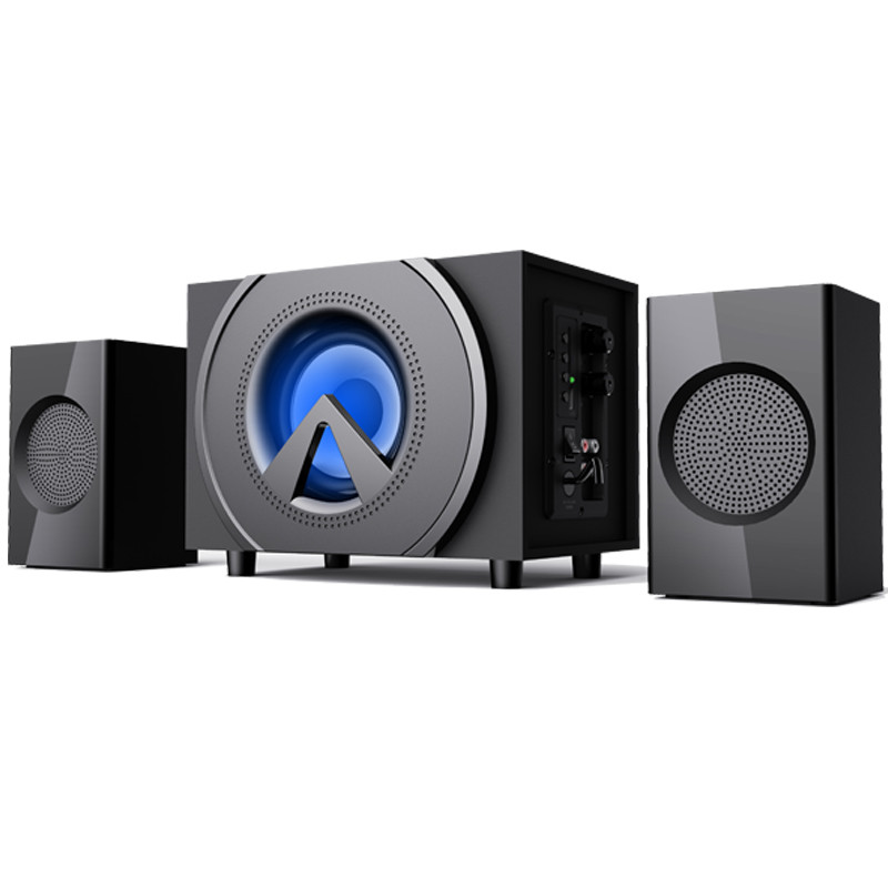 Precise Sound 25W Black 2.1 Multimedia Speaker With Bluetooth 20Hz-20KHz