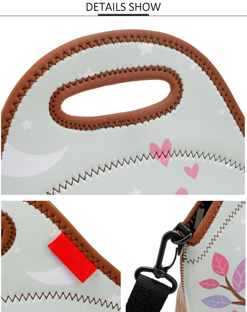 Food Waterproof Insulated Neoprene Shoulder Picnic Cooler Bag