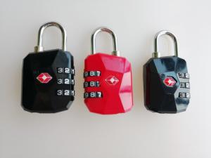 China Luggage TSA Security Padlock , TSA Approved Combination Lock For Suitcase wholesale