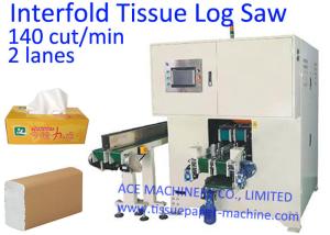 China 2 Channels Facial Tissue Paper Log Saw Machine wholesale