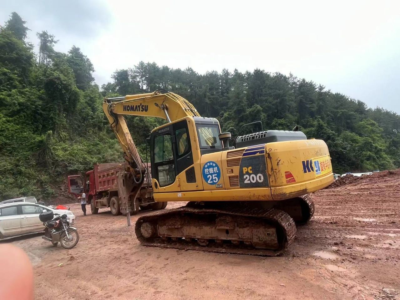 Komatsu PC200-8mo PC200-8n1 PC200-7 PC220 PC240 Excavator, Used Original Japan Komatsu PC200 Excavator