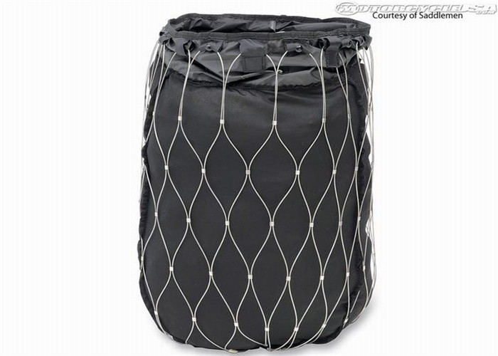 Backpack And Bag Protector Stainless Steel Ferrule Rope Mesh 50*50mm