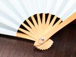 Chinese Hand Made Custom Print Kids Cute Bamboo Hand Fan Mini Portable