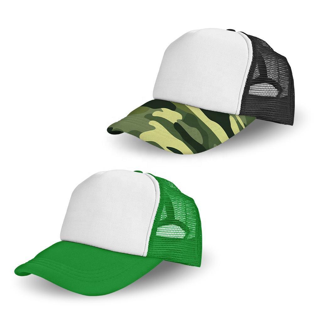 Custom Sublimation Mesh Cap Trucker Cap Colored Hats For Sublimation