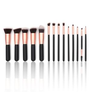 China Synthetic Hair 12pcs Facial Makeup Brushes wholesale
