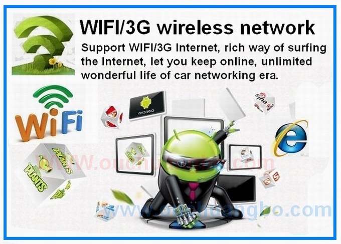 Ouchuangbo Car Multimedia Stereo 3G Wifi BT Touch Screen DVD System Android 4.4 for Ford Edge /Fusion /Focus OCB-7014D
